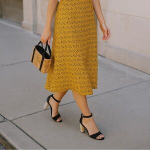 Anthropologie Soludos tall Capri leather heel